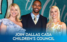 This is an image of a Dallas CASA web banner