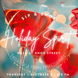 This is an image of the holiday spirit walk at Knox invitation