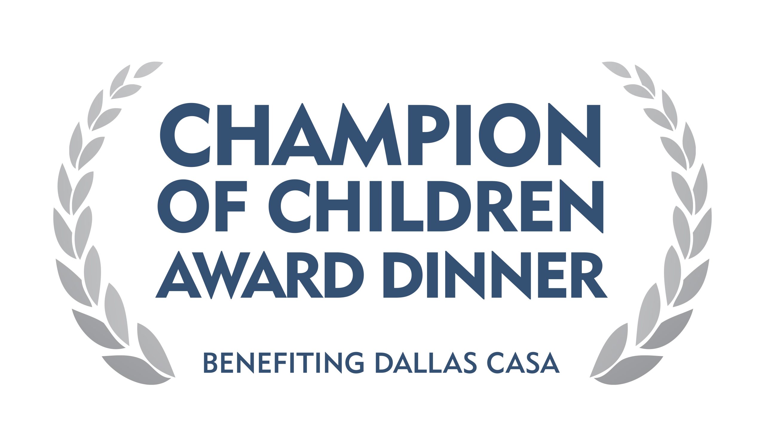 Champion of Children silver logo