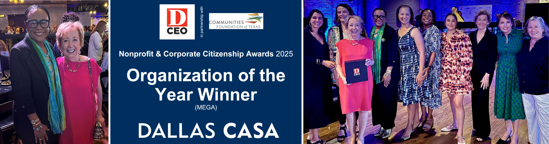 This is an image of the DCEO 25 NP Organization of the Year Award (Mega)