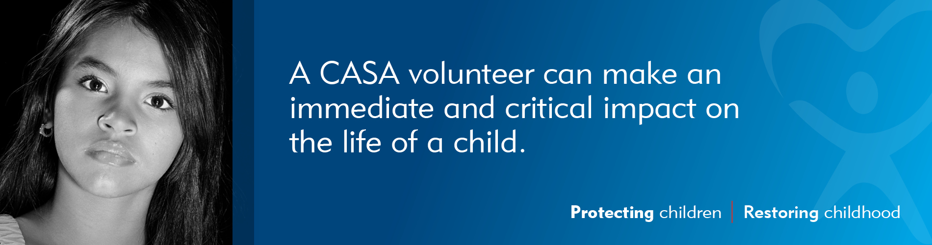 This is an image of a Dallas CASA website banner