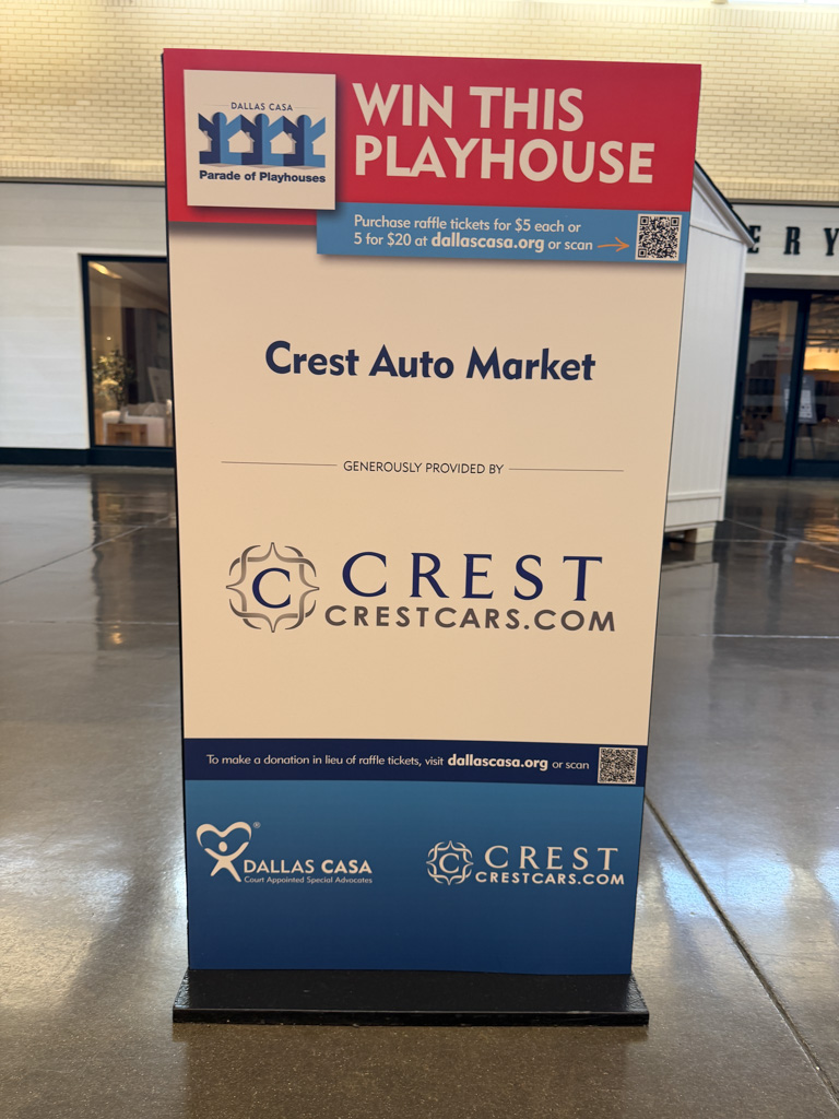 This is an image of the Crest Auto Market playhouse